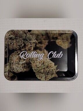 Rolling Club Buds 420 Metal Tray